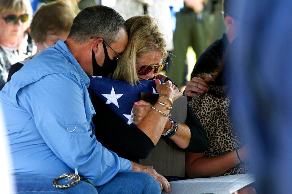 APTOPIX Deputy Killed Funeral